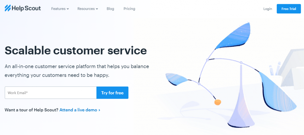 Tool to help with customer service for SaaS..