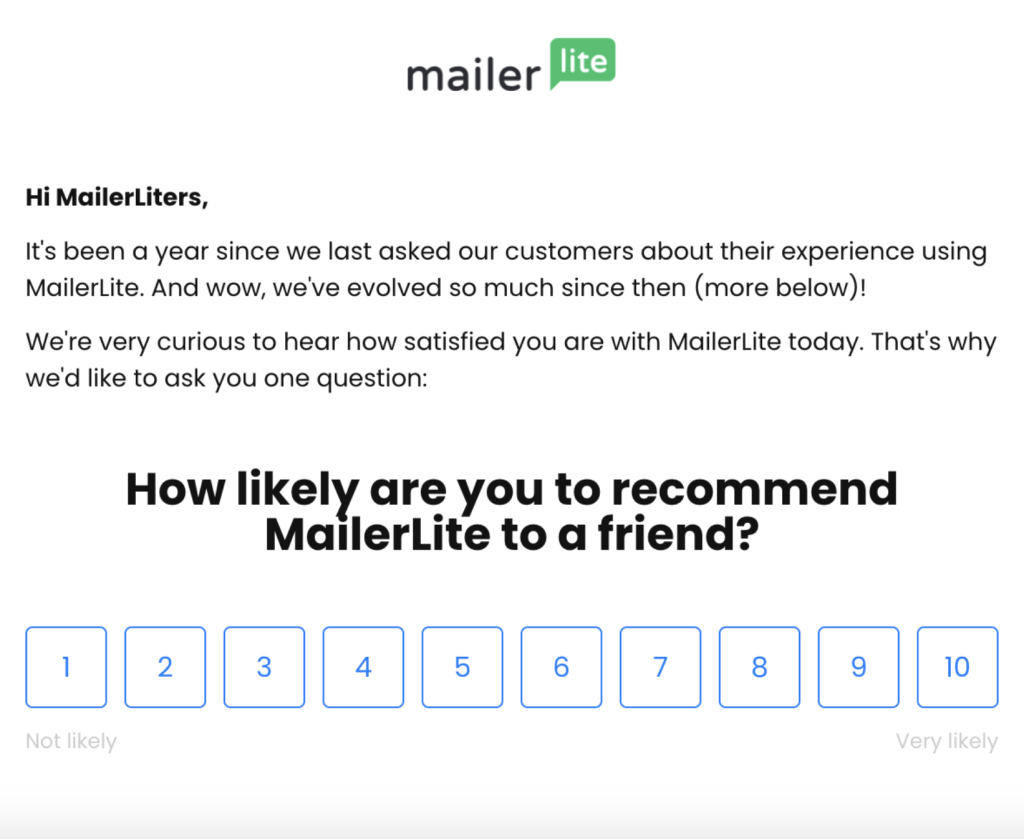 How to Invite Customers to Fill Out an Email Survey - MailerLite