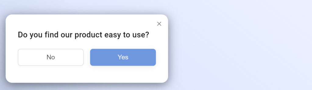 Customer onboarding question.