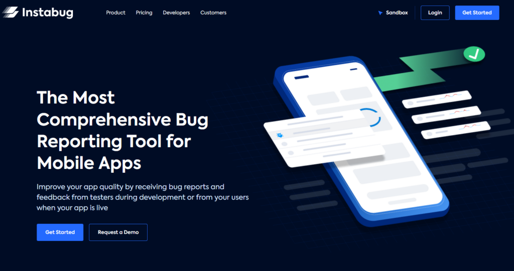 Instabug bug reporting suite.