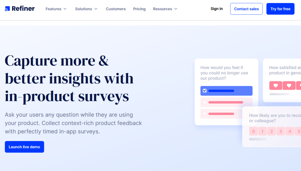 How to launch your first in-app survey and start collecting feedback from  your users: the