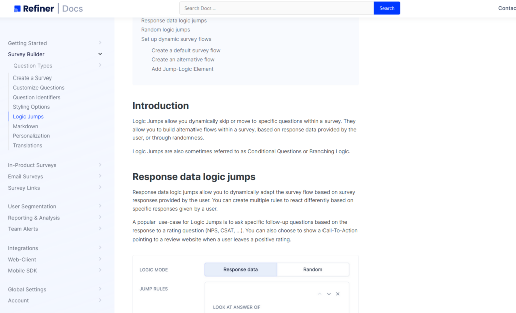 Refiner's knowledge base example.