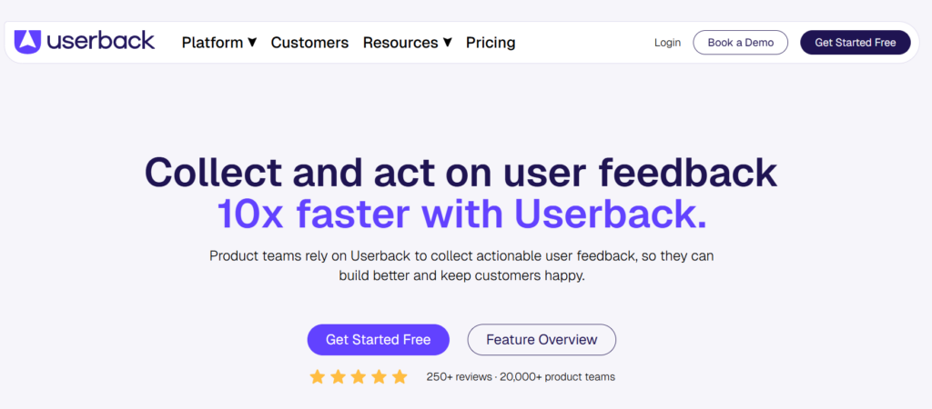 Survicate alternative for in-app surveys.